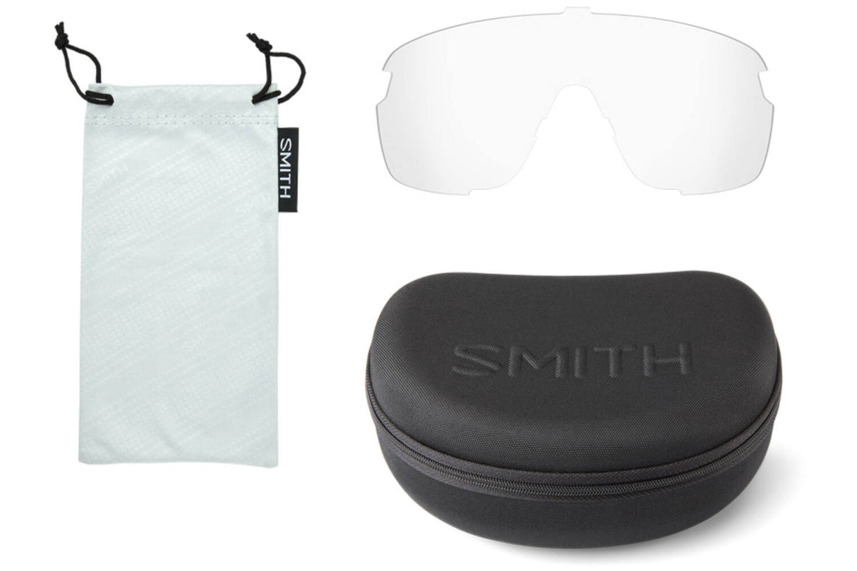 Smith Bobcat Brëller schwaarz Chromapop rout Spigel