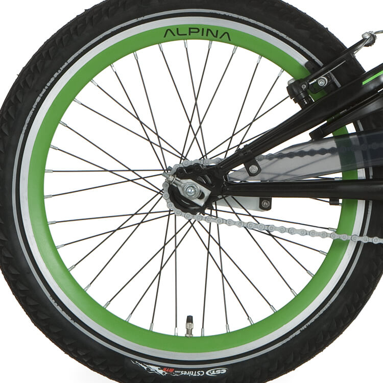 Alpina bakhjul 20 Ta bort J19db Green Black SPK