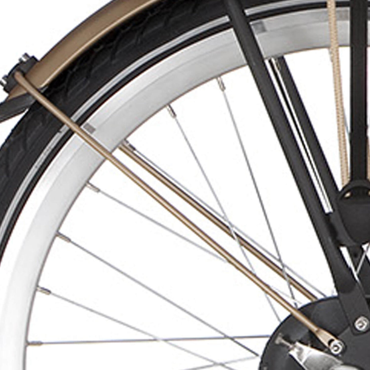 Alpina Fender Rod za 24 krzywą matową złoto