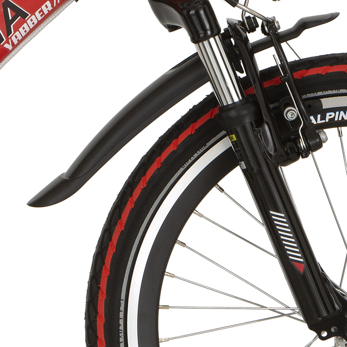 Alpina mudguard set yabber 20-22 pvc black