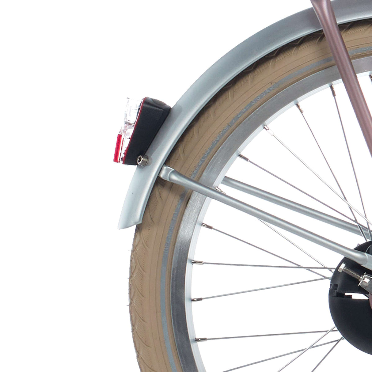 Alpina mudguard set + rod 20 cargo silver matt