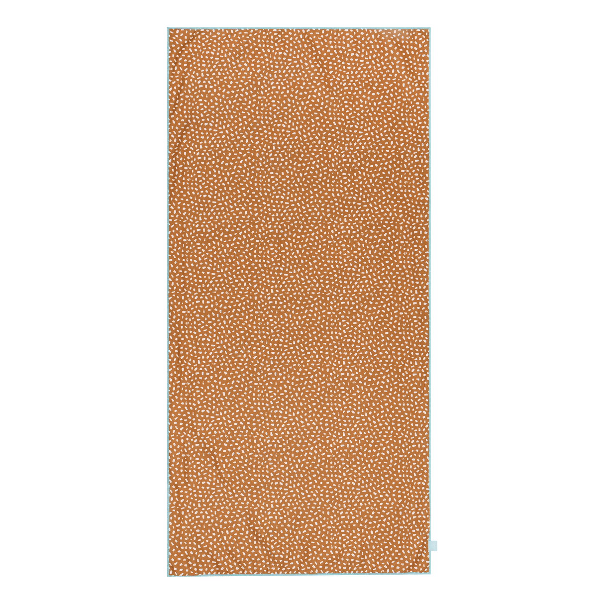 Vibrant Stripes | Orange white microfiber towel 135 x 65 cm