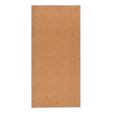 Vibrant Stripes | Orange white microfiber towel 135 x 65 cm