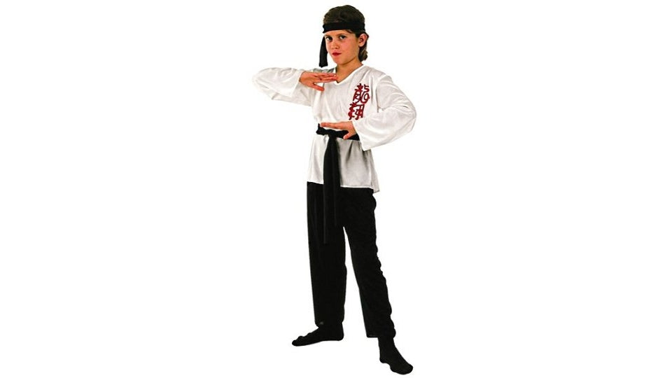 Klovnski otroški kostum karate 7-9 let