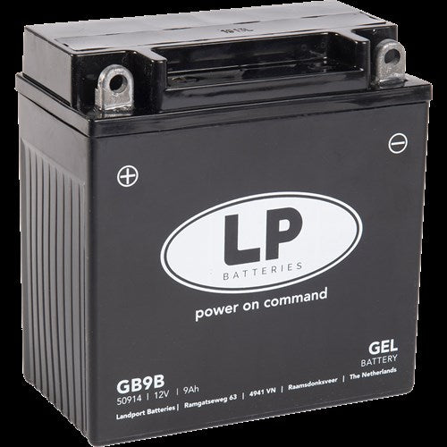 Landport Gel battery MG GB9B (YB9B) including Vespa LX V-Click