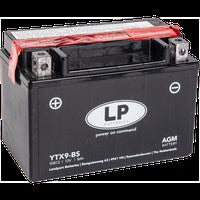Landport Battery LTX9-BS YTX9-BS AGM AO ZIP 4-Stroke