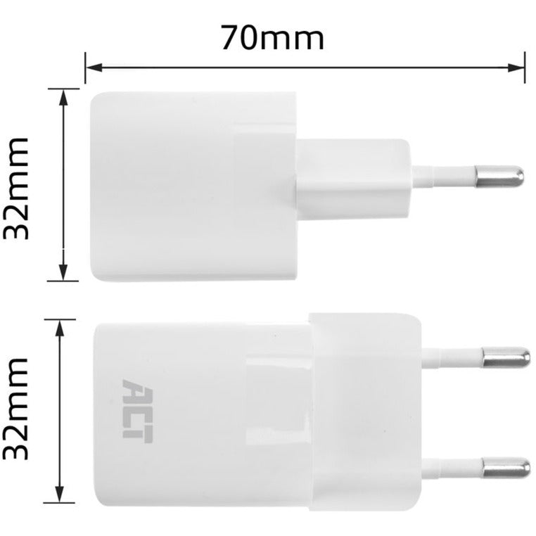AKT-forbindelsesforbindelse Kompakt USB-C-oplader 33W med levering og GaN