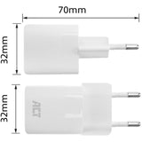 AKT-forbindelsesforbindelse Kompakt USB-C-oplader 33W med levering og GaN