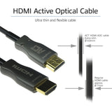 Aktforbindelse HDMI Premium 4K Active Optical Cable V2.0 HDMI-A M