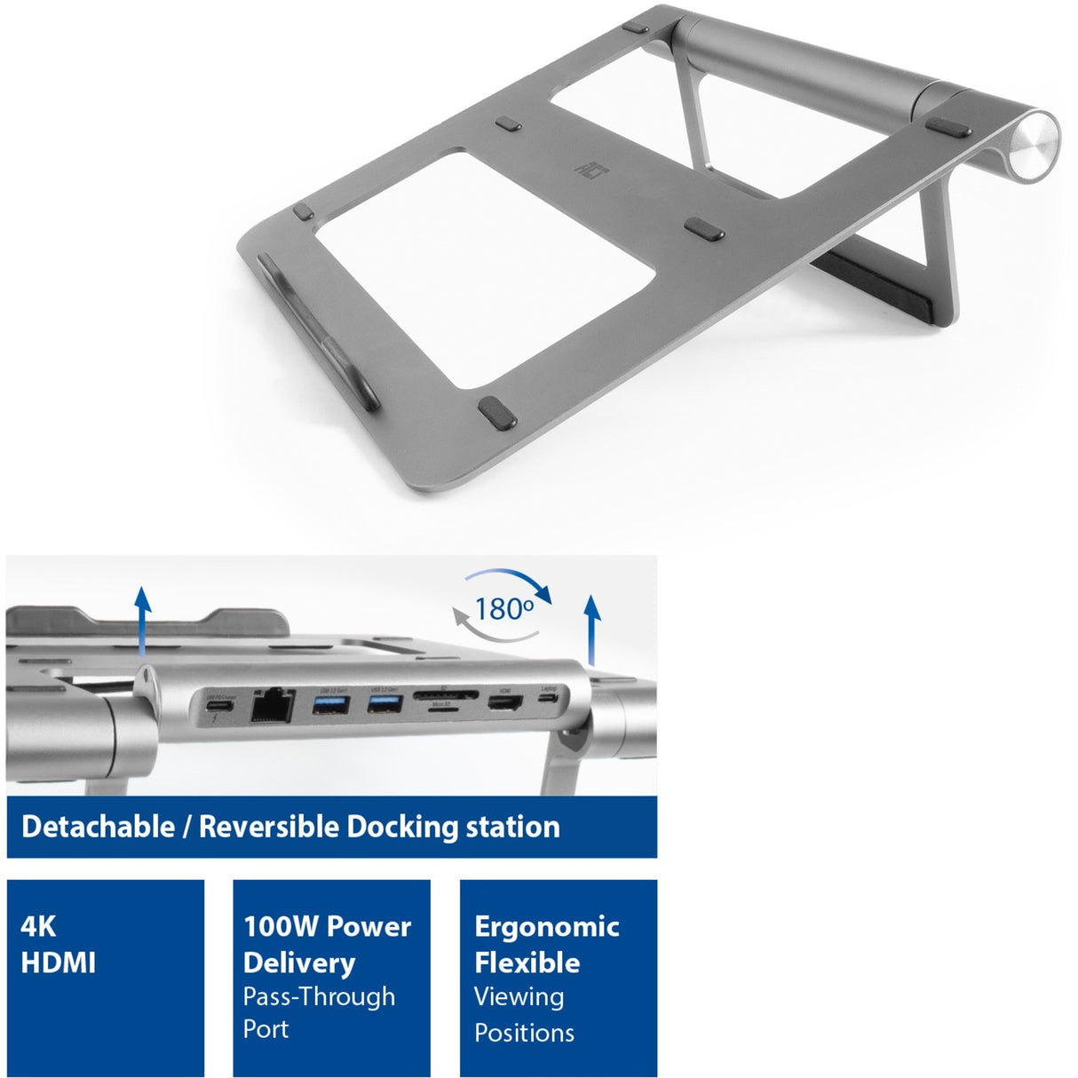 Act Connectivity Laptop Standard with removable USB-C Docking Stati