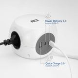 Act Connectivity Socket Kubus avec 3 sockets, 30W D