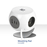 Act Connectivity Socket Kubus avec 3 sockets, 30W D