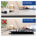 Act Connectivity Socket Kubus avec 3 sockets, 30W D