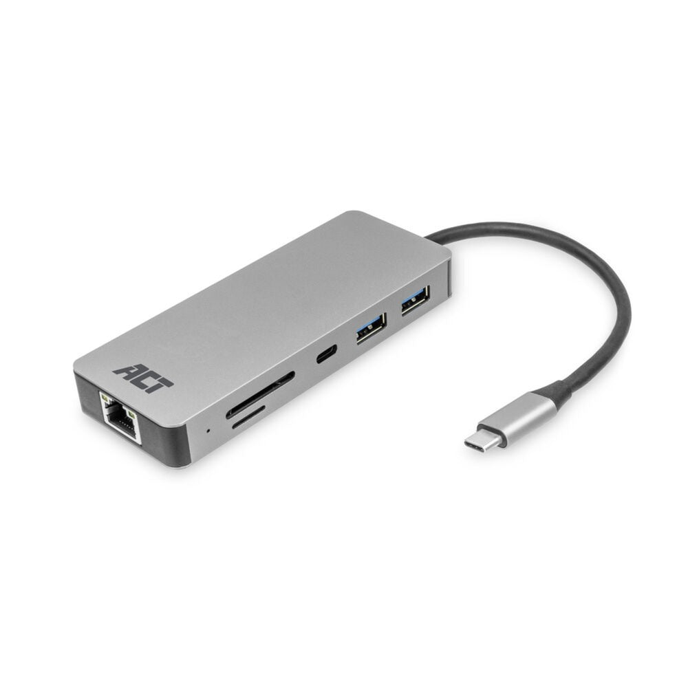 ACT Connectivity USB-C 4K Docking Station til 1 HDMI Monitor, ETHE