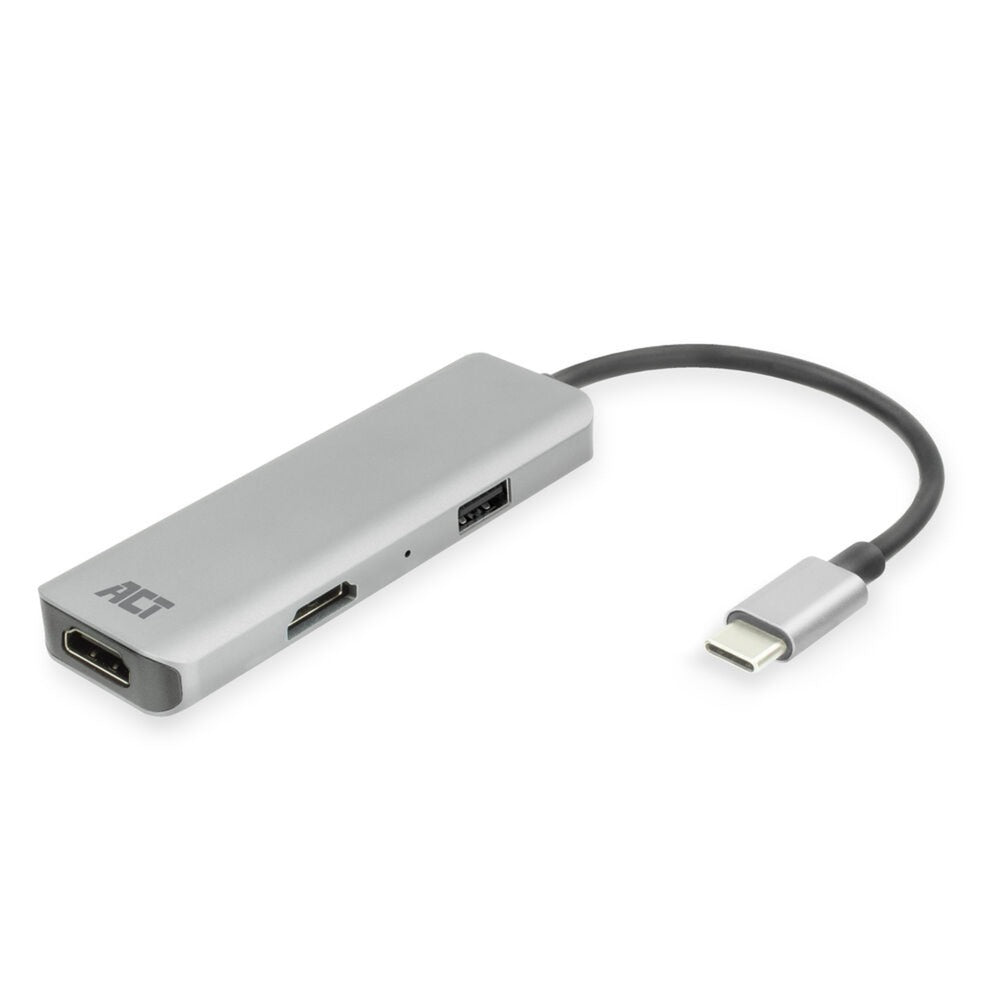 Adaptateur multiport USB-C 4K Act Connectivity pour 2 écrans HDMI, u