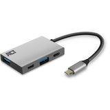 AKT-tilslutningsmuligheder USB-C Hub 4-Port med 2x USB-C og 2X USB-A