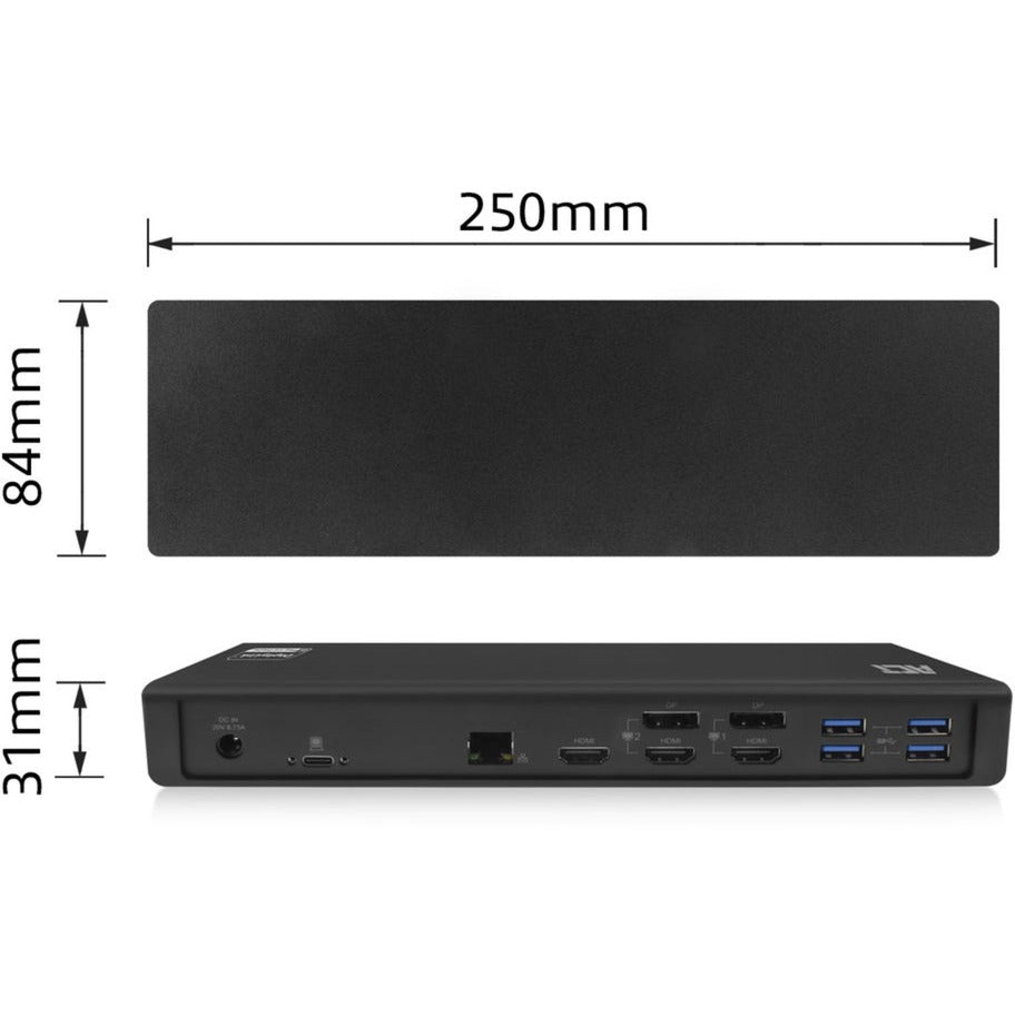 Act Connectivity USB-C Triple 4K Docking Station