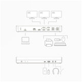 Act Connectivity USB-C Triple 4K Docking Station