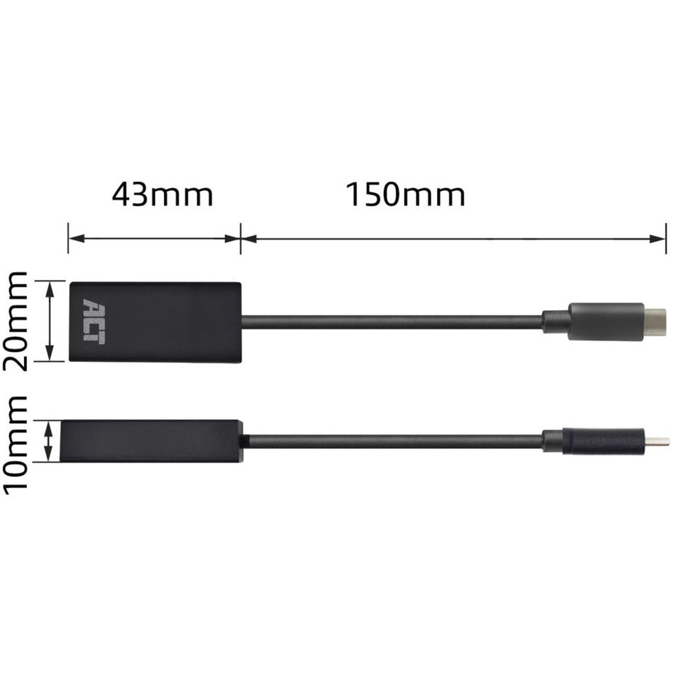 Aktforbindelse USB-C til HDMI kvindelig adapter
