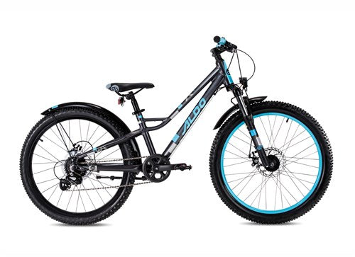 Aldo 24 palců xride alu šedá modrá 8V naafdynamo kotoučová brzda