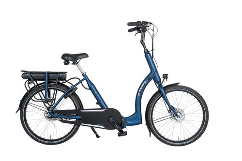 Aldo 24 inch low step e-bike finestra jeans blue steps 504wh