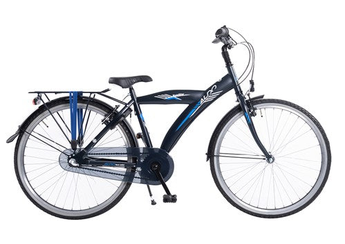Aldo 26 pouces Roadstar Bicycle 3V Mat Blauw Blue Stripe