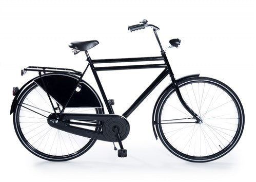 Aldo 28 pouces grand-père démarreur de vélo 61cm noir brillant