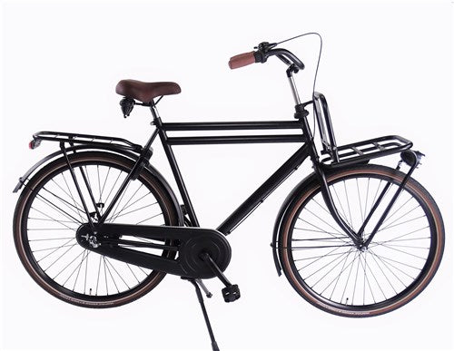 Aldo 28 tommer bedstefar cykel last 3v 61cm mat sort