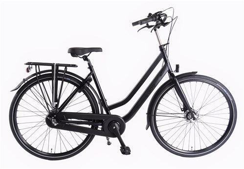 Aldo 28 pouces Strada Bicycle DS57 Mat Black 3V Rollerbrake