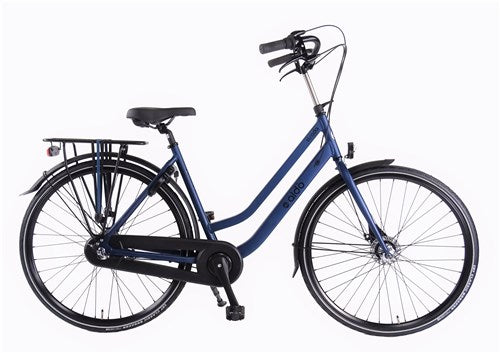ALDO 28 pollici Strada Bicycle DS57 Azzuro Blue 3V Rollerbrake