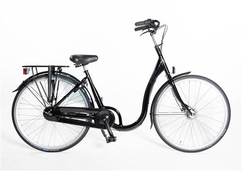 Aldo 28 pulgadas de entrada baja en bicicleta Alu 7v Handbrake Black