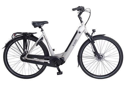 Aldo 28-calowy E-Bike Interno 48 cm Sonic Silver 504Wh St kroki