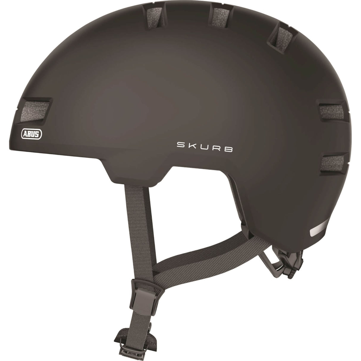 Abus hjelm skurbelvet sort L 58-61 cm