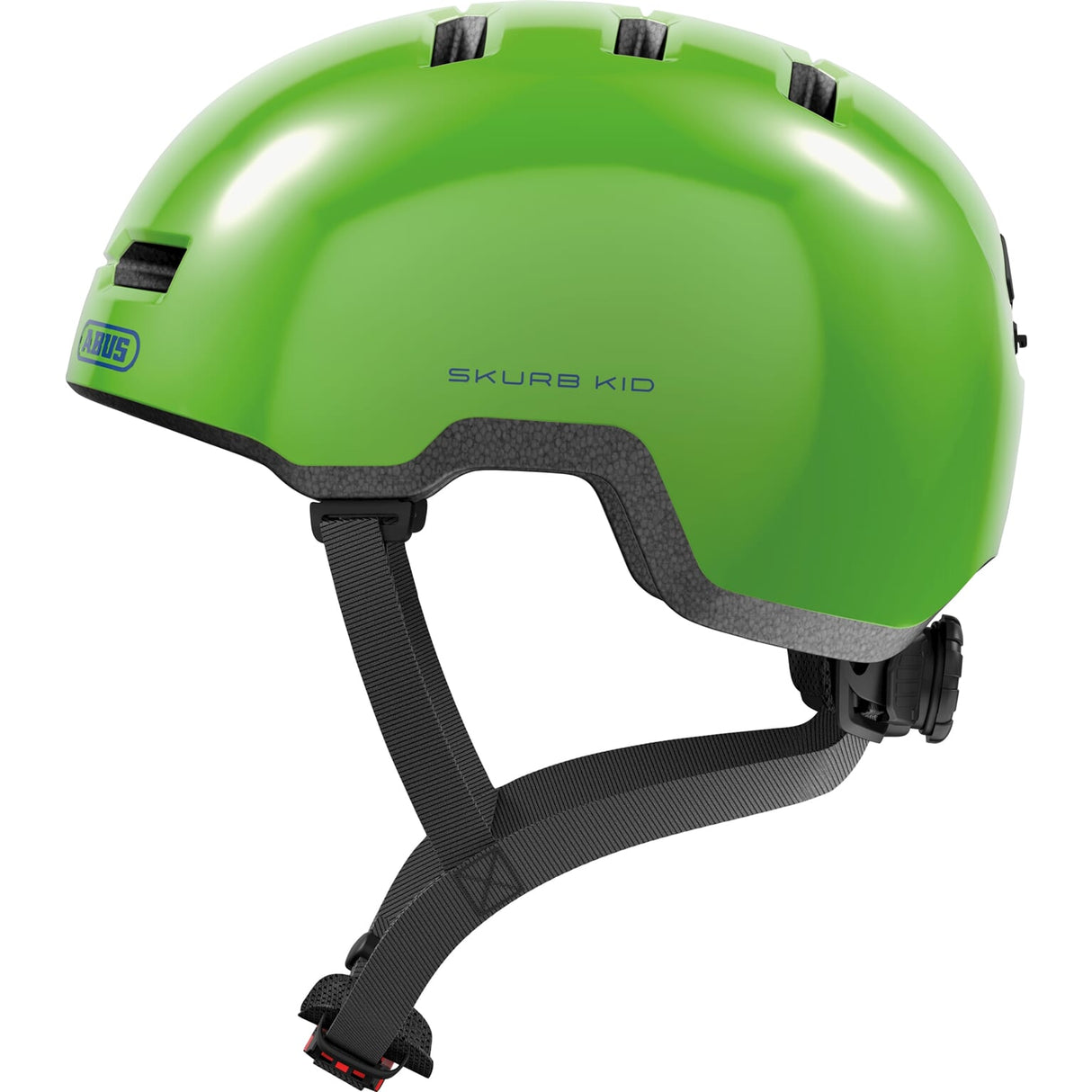 Abus Hełm Skub Kid Błyszcząca zielona S 45-50 cm
