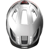 Abus helmet Hyban 2.0 LED Signal Silver L 56-61cm