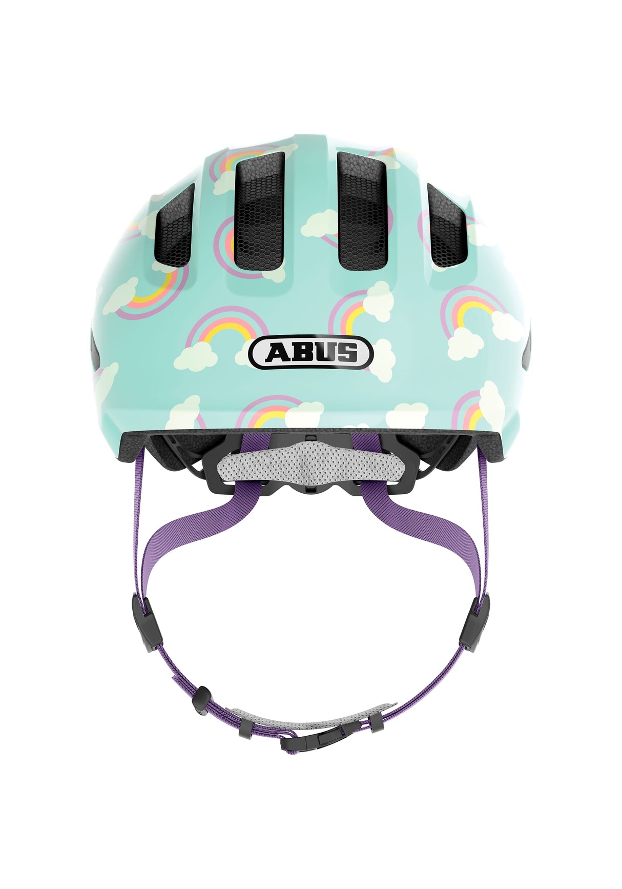 Abus helm smiley 3.0 led azul arco-íris m 50-55cm