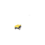 Roland Traveler Bicycle Trailer 130L 16 polegadas unissex preto