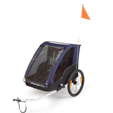 PoliSport Bicycle Trailer Duo Blue 117x86x94cm