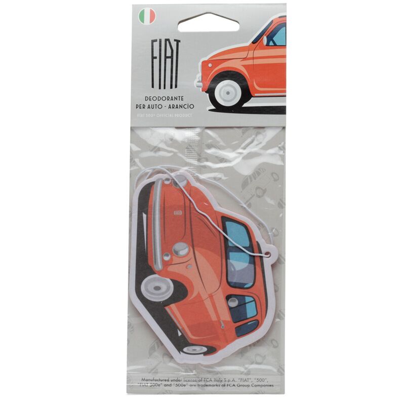 Orange - Retro Red Red Fiat 500 Air Osvolovač