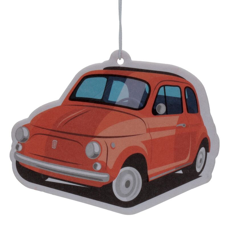 Orange - Retro Red Red Fiat 500 Air Osvolovač