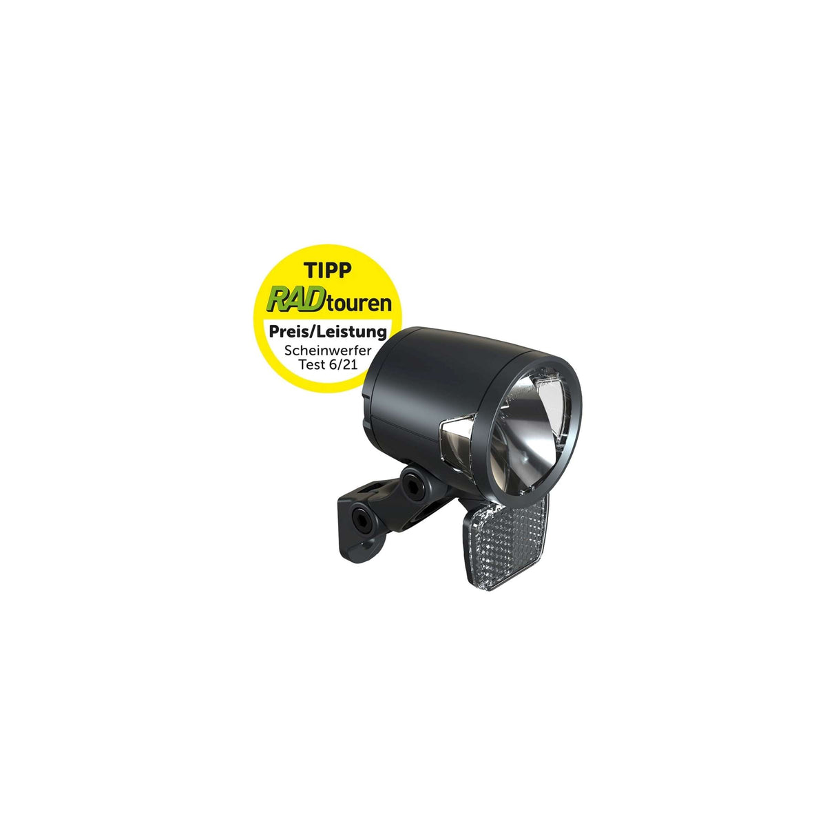 Herrmans Led Fr.Light H-Black MR8 Dynamo on Off