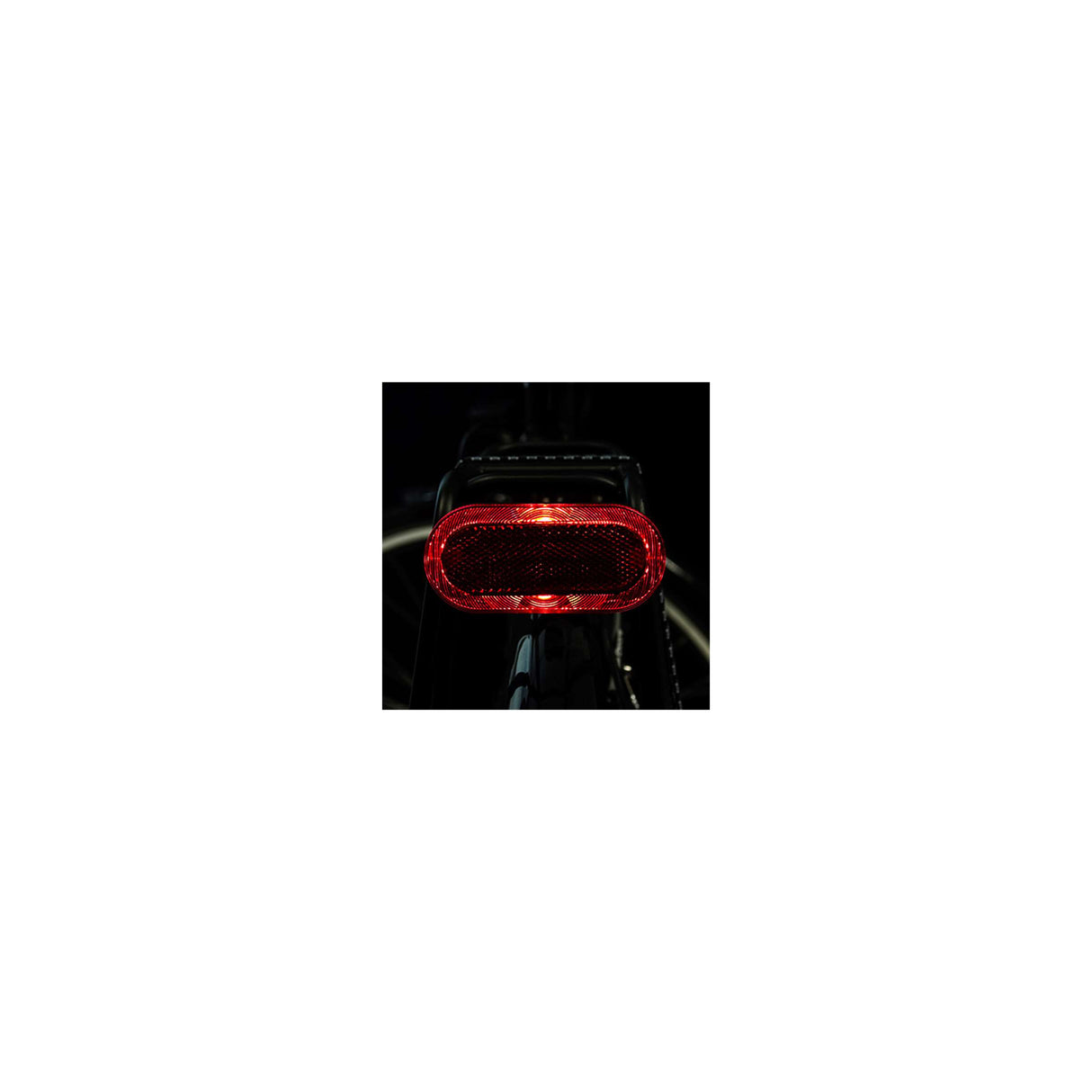 rear light Elips XB battery led 80 mm red