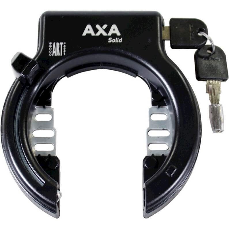 Axa Solid FrameSlot - Art 2, Black, High -quality, anti -drill, 10 security level