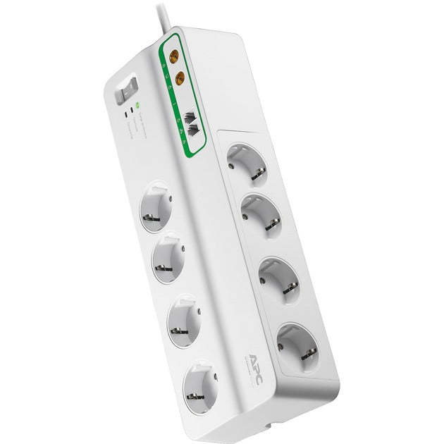 Socket APC con protección contra sobretensiones 8x (+coaxial