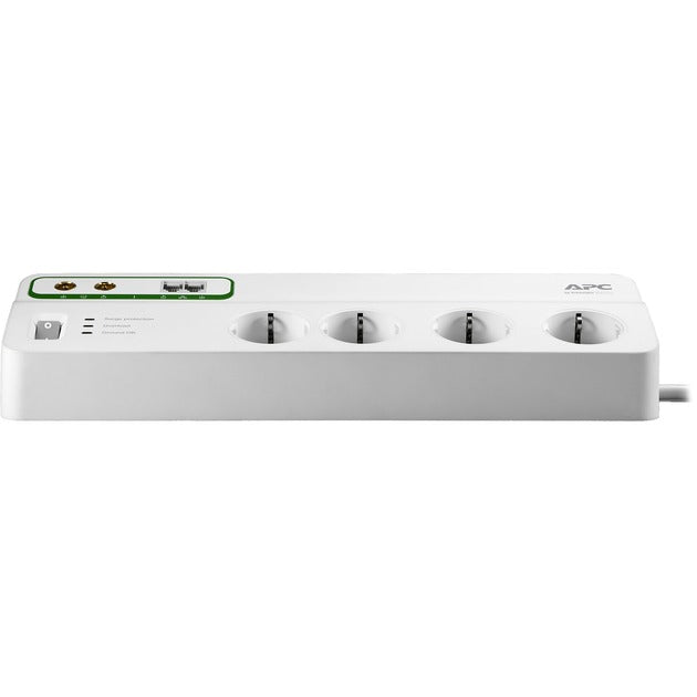 Socket APC con protección contra sobretensiones 8x (+coaxial
