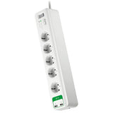 APC -stikkontakt med overspændingsbeskyttelse (+USB)