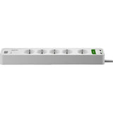 APC -stikkontakt med overspændingsbeskyttelse (+USB)