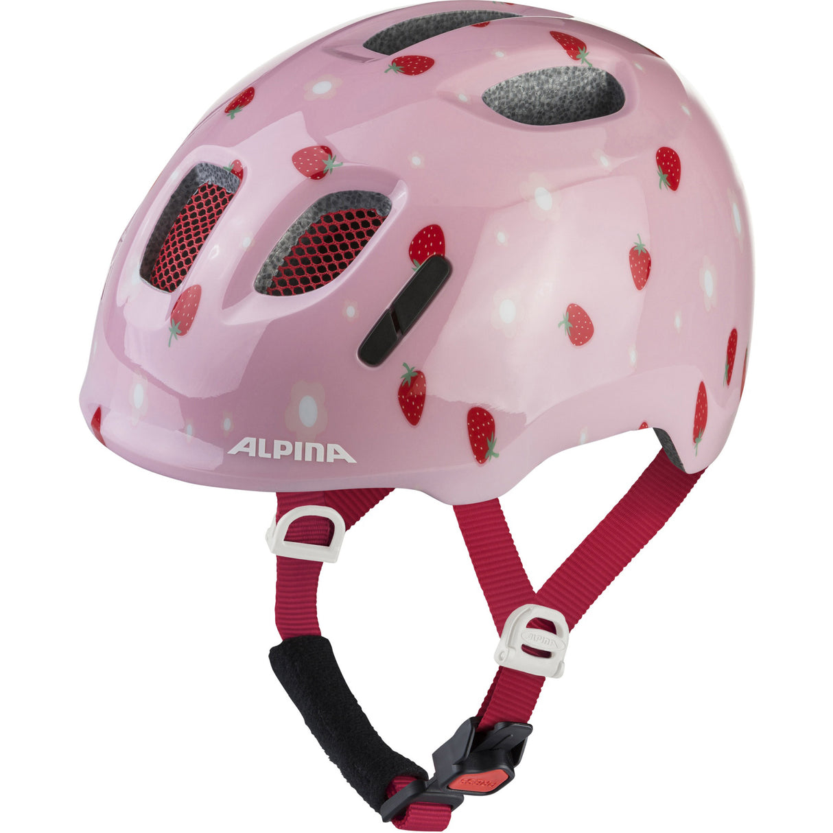 Alpina Ximo 2 Strawberry Gloss - kids' helmet