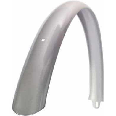 Rear fender 28 transport Urban Short wide silver