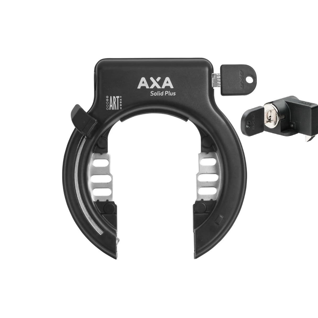 Axa Ringslot Solid Plus + Shimano carrier lock